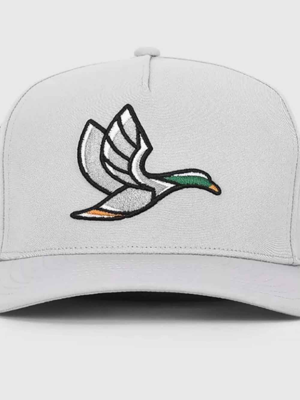 Waggle Hat Decoy: Light Gray Adult Animal Icon Trucker Style